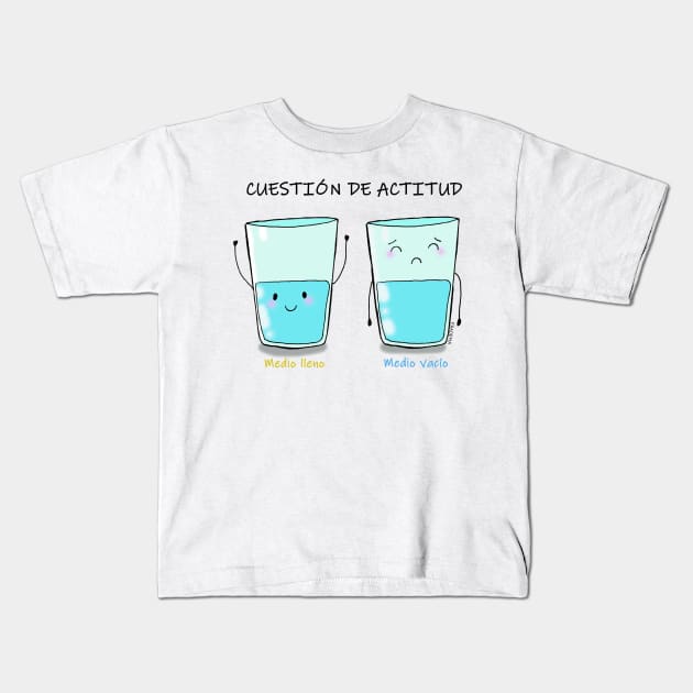 It's all about attitude Kids T-Shirt by Fradema
